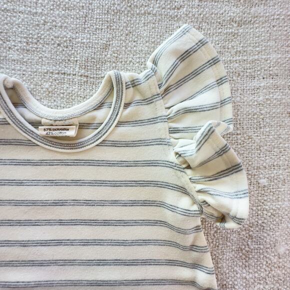 Lulu & Roo / Little Road Co. Striped Tunic EUC 6-12mo - Picture 2 of 4